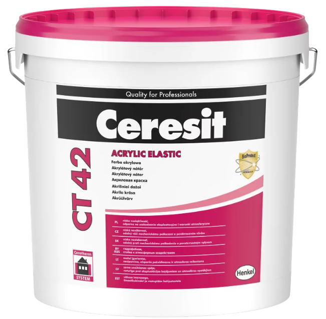Ceresit CT 42 grupa A, 15 l, farba akrylowa