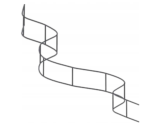 Dystans stalowy do górnych zbrojeń Zet-fix E 160mm - 2 m - 25 szt./op.