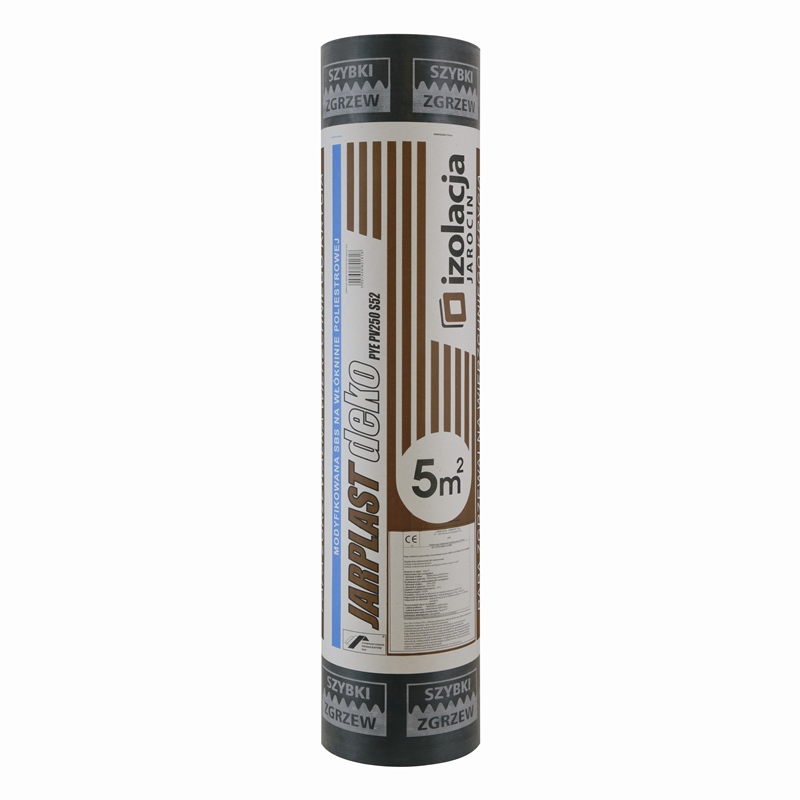 Papa nawierzchniowa JARPLAST DEKO PYE PV250 S52 (-25C) 5m2, 24 rol/pal.